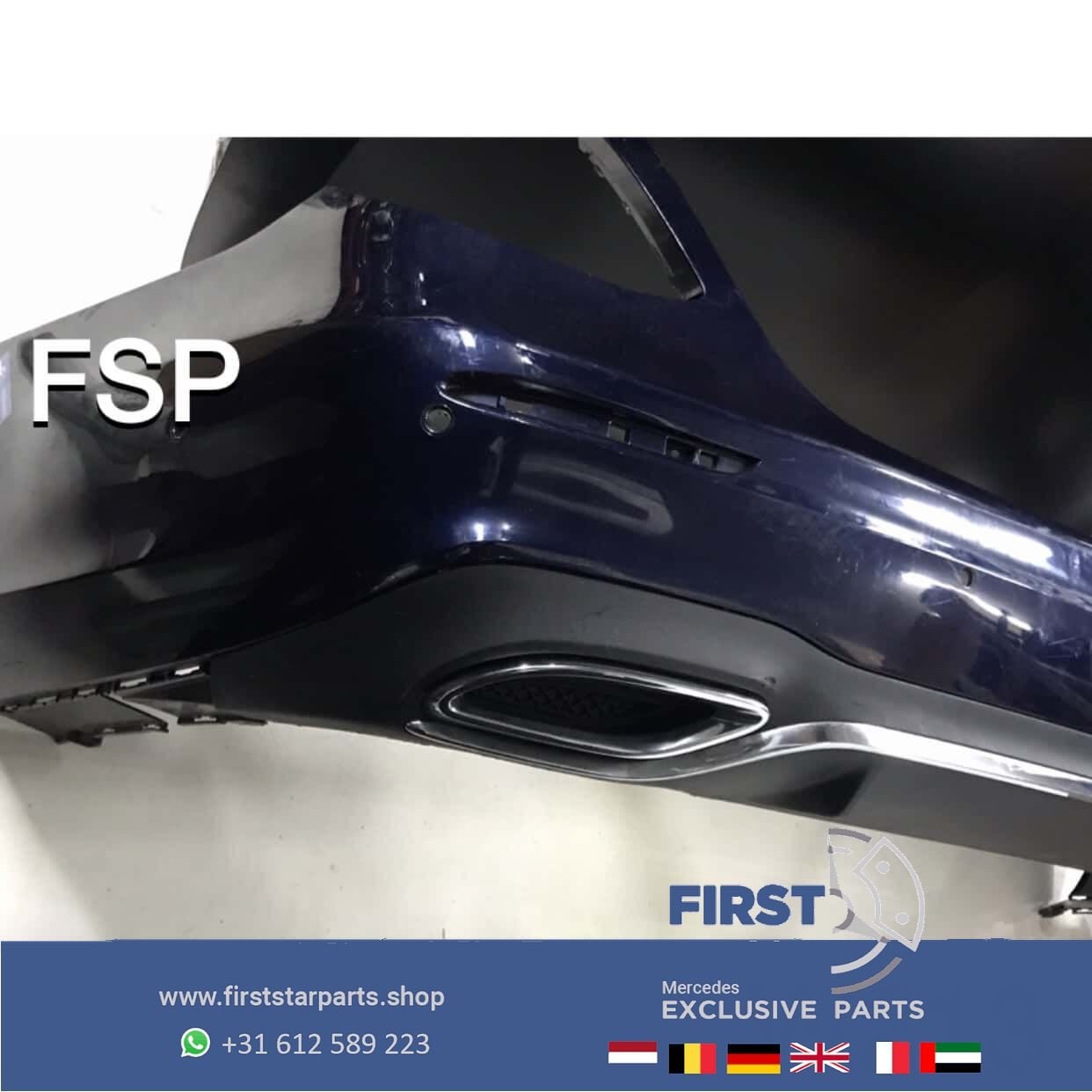 W213 SPORT ACHTERBUMPER AMG LINE Mercedes E Klasse 2016-2021, Auto-onderdelen, Gebruikt, -, Ophalen of Verzenden, Achter