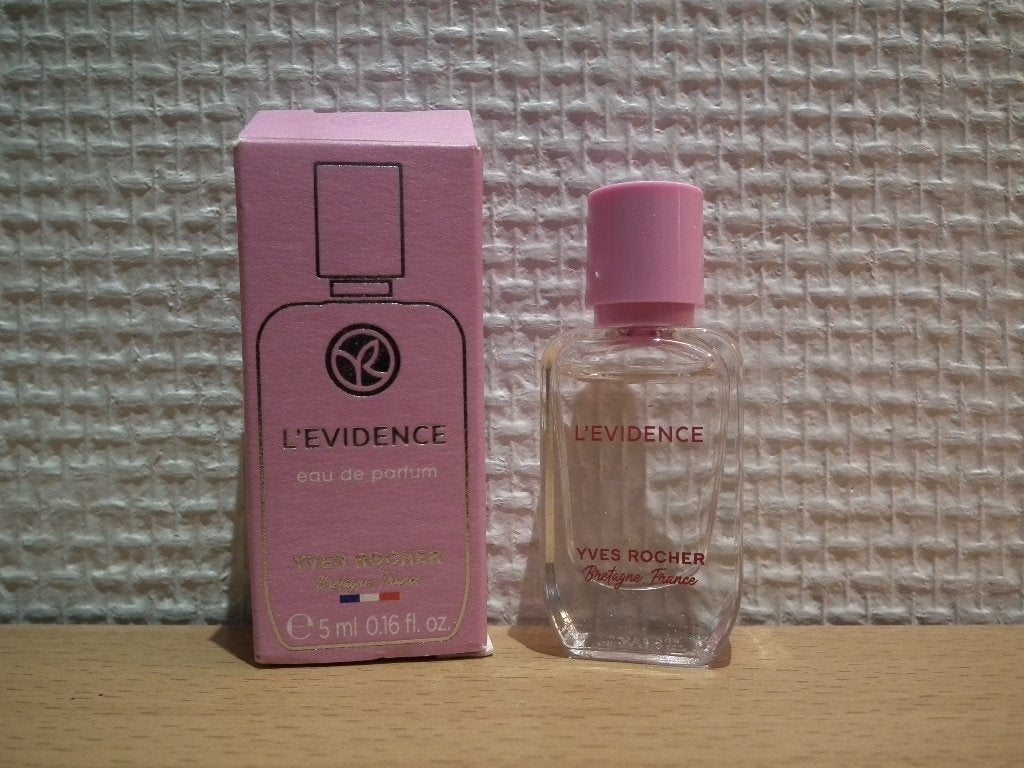Eau de Parfum van L'Évidence (Yves Rocher) 5 ml. Nouveau, Verzenden, Nieuw, Miniatuur, Gevuld