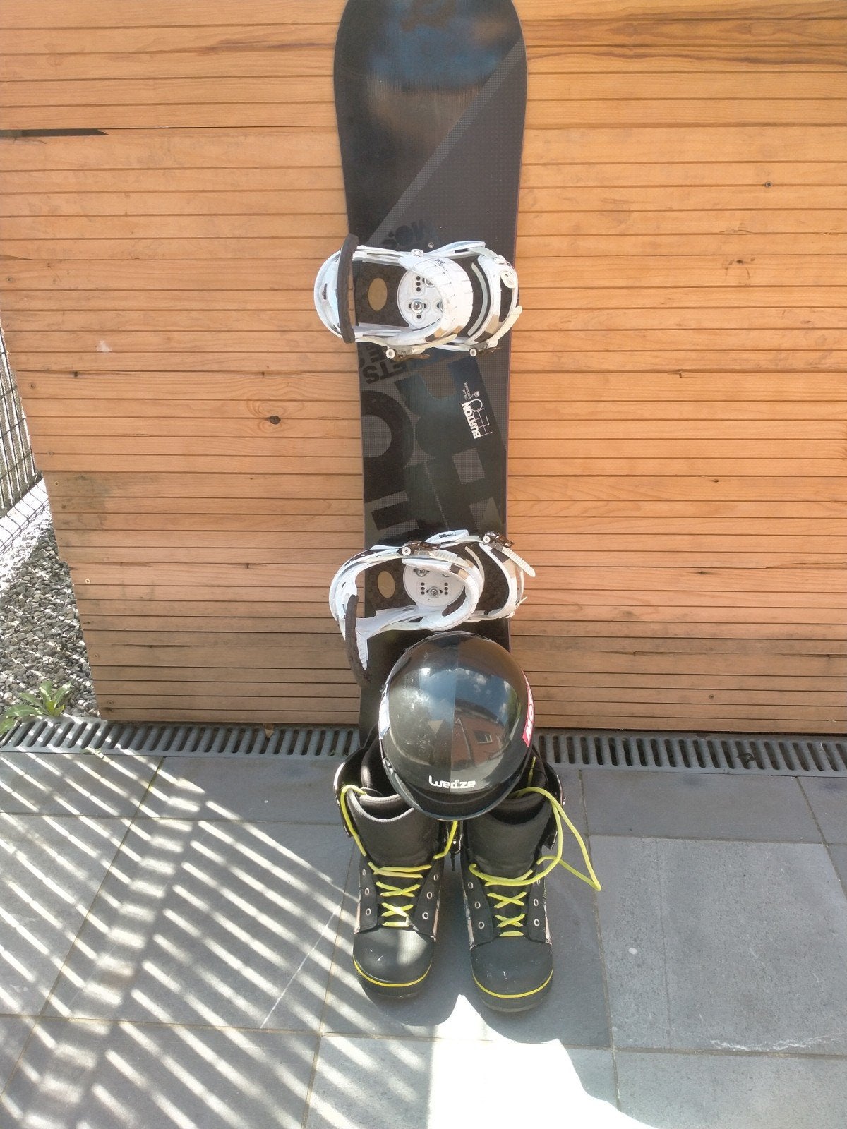 volledige snowboard uitrusting te koop, Enlèvement, Comme neuf, Planche