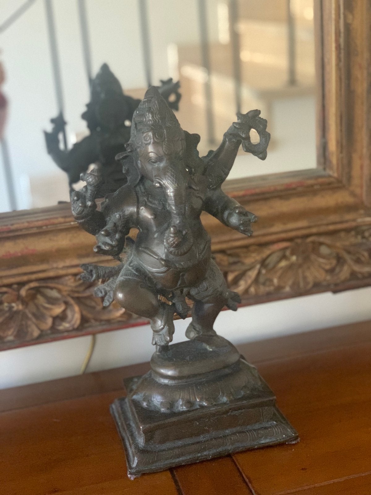 Grote Bronze Ganesha, Antiek en Kunst, Ophalen of Verzenden, Brons