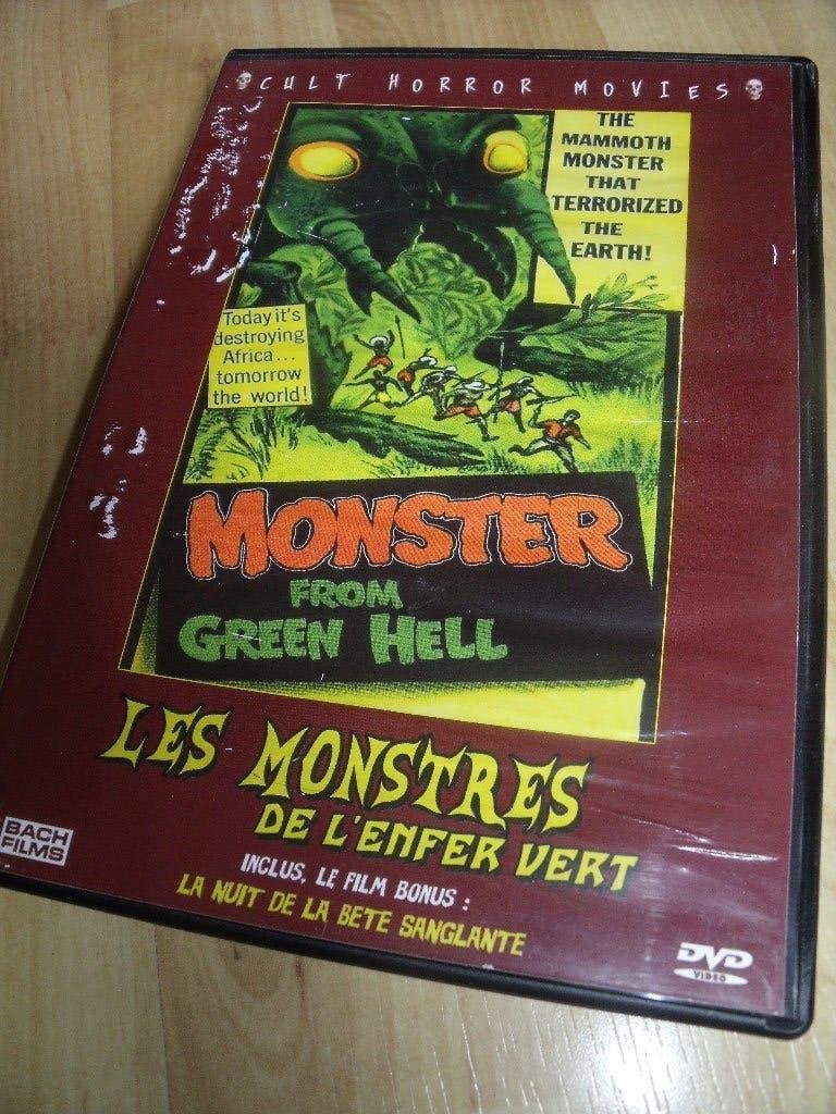 Le monstre de l'enfer vert + la nuit de la bête sanglante, CD & DVD, DVD | Classiques, Enlèvement ou Envoi, Horreur, 1940 à 1960
