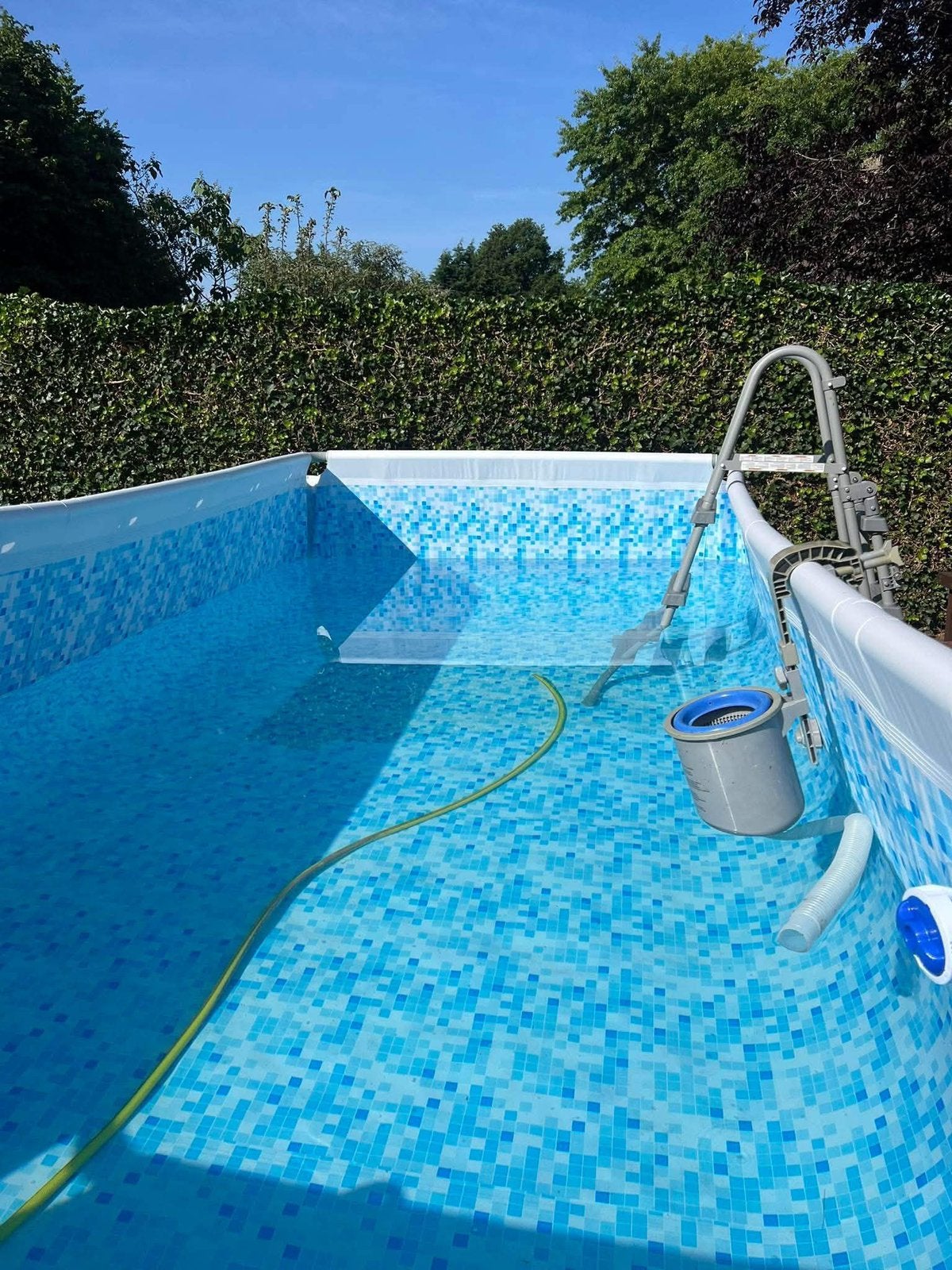 Zwembad + toebehoren, Jardin & Terrasse, Piscines, Comme neuf, Enlèvement