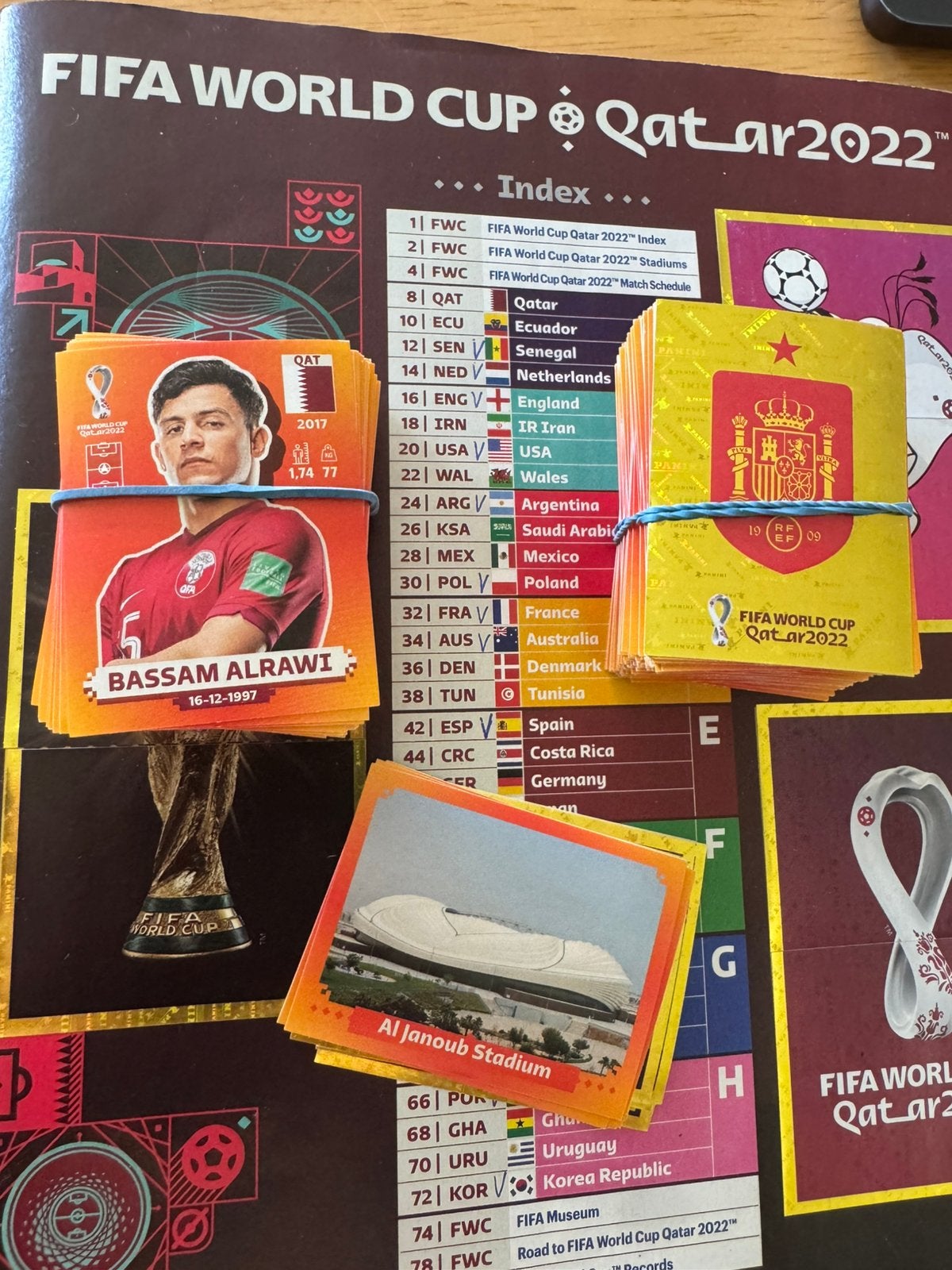 WK 2022 PANINI STICKERS, Ophalen of Verzenden, Zo goed als nieuw