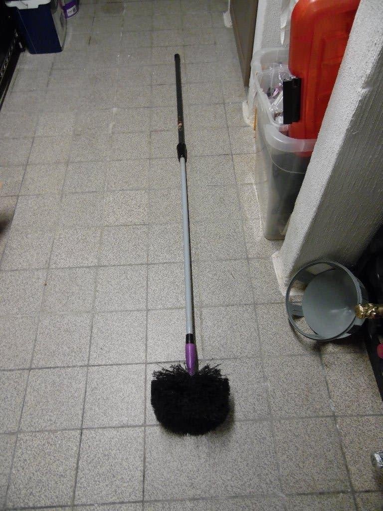 Schouw veger, Doe-het-zelf en Bouw, Buizen en Afvoer, Gebruikt, Ophalen of Verzenden, Minder dan 2 meter, 80 mm of meer