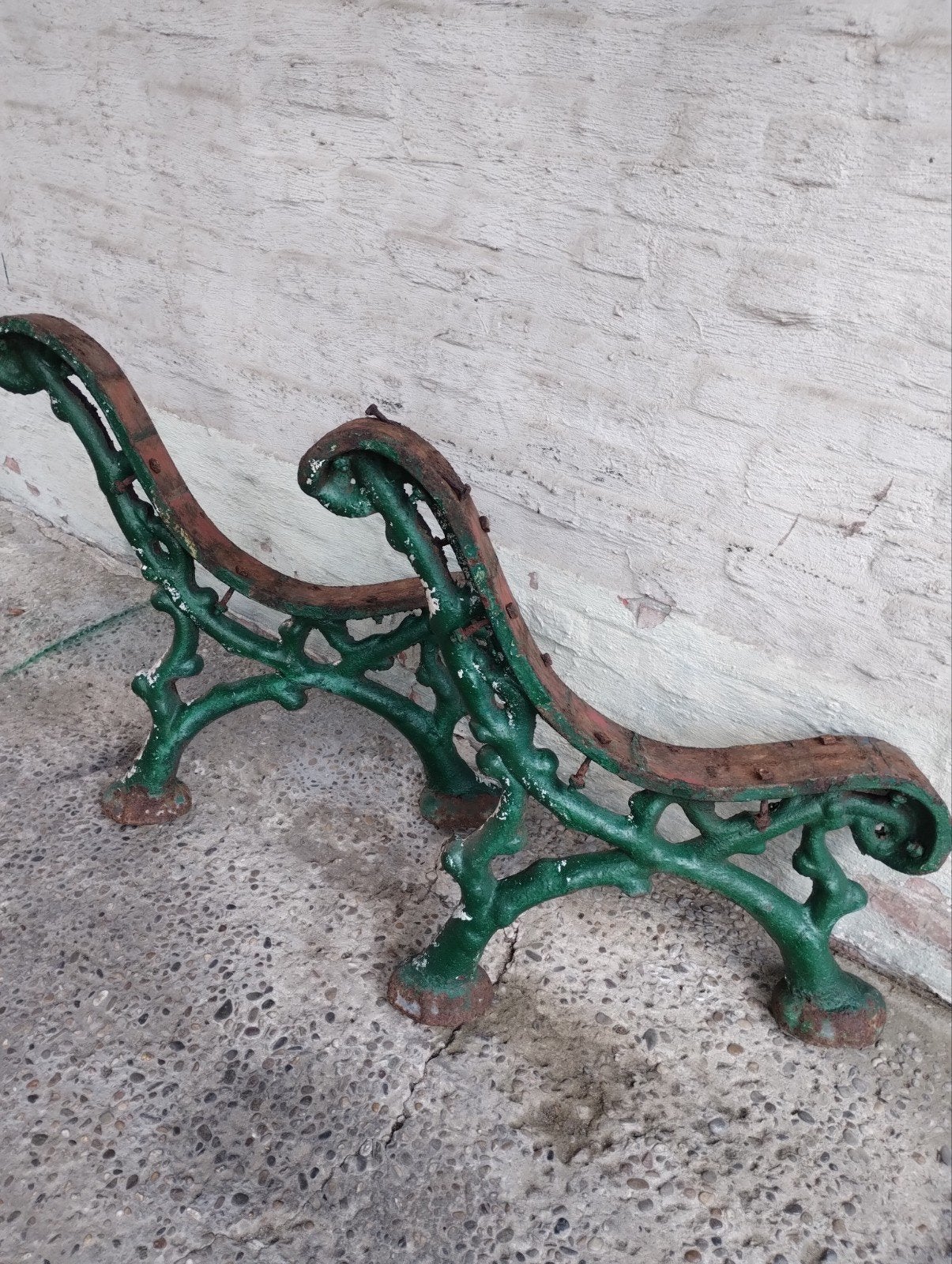 1 paire de pieds de banc pour banc de jardin Napoléon III du, Enlèvement