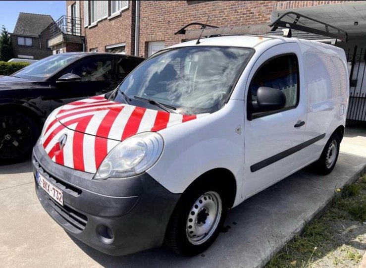 Renault Kangoo uit 2013 met ongeveer 249.000 km., Auto's, Voorwielaandrijving, Stof, Zwart, Renault