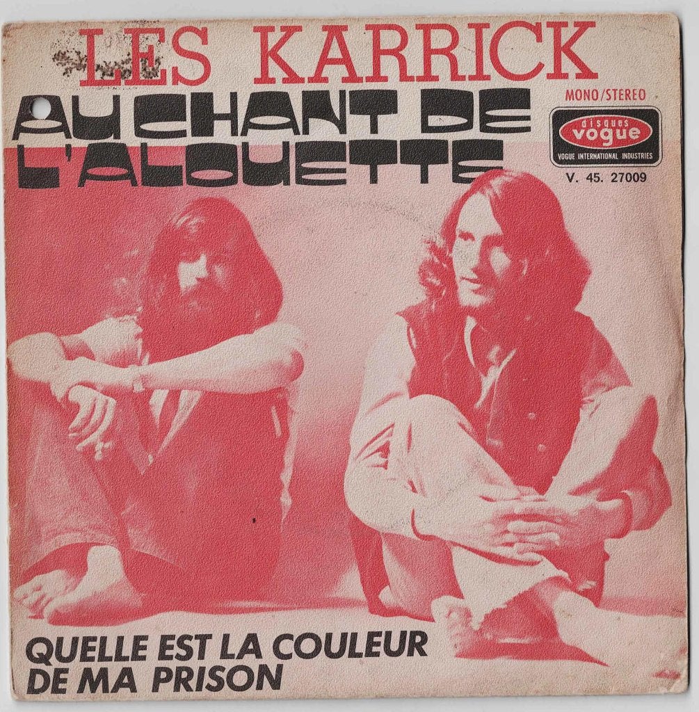 Les Karrick - Au chant de l'alouette - Quelle est ..., Enlèvement ou Envoi, 7 inch, Utilisé, Country et Western