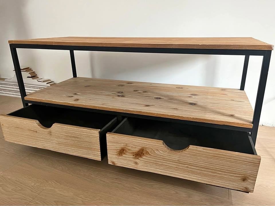 TV Meubel Maison du monde, Modern, industrieel, Moins de 100 cm, Autres essences de bois, 100 à 150 cm