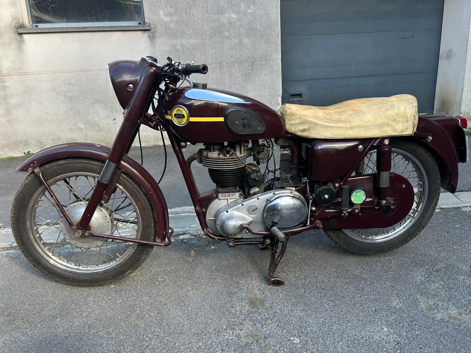Moto ariel nh350cc papier francais tourne bien, Motos