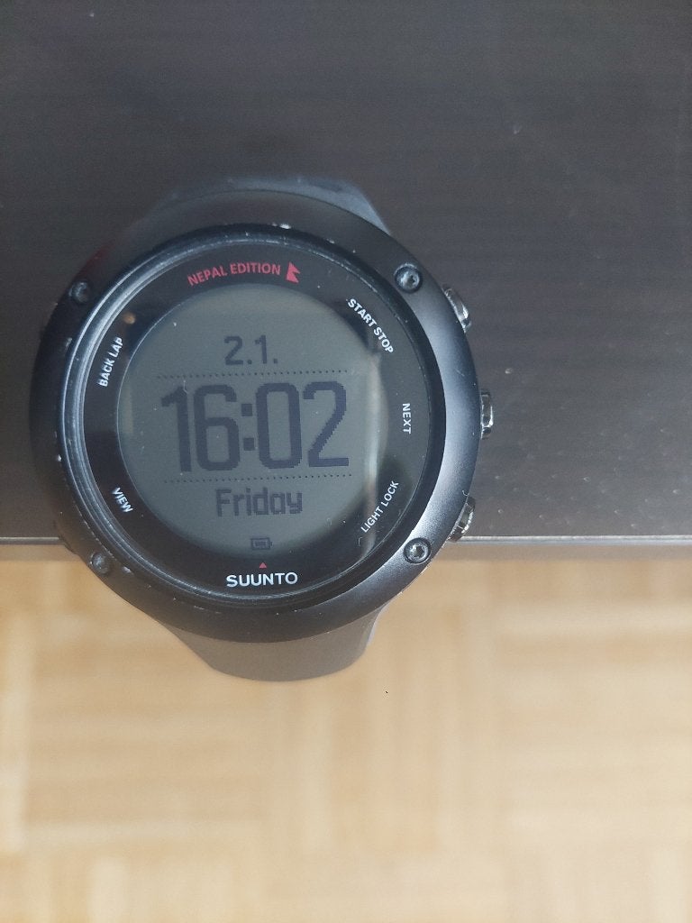 Montre - Suunto - Ambi3 - Peak, Handtassen en Accessoires, SUUNTO, Gebruikt, Zwart, Ophalen of Verzenden