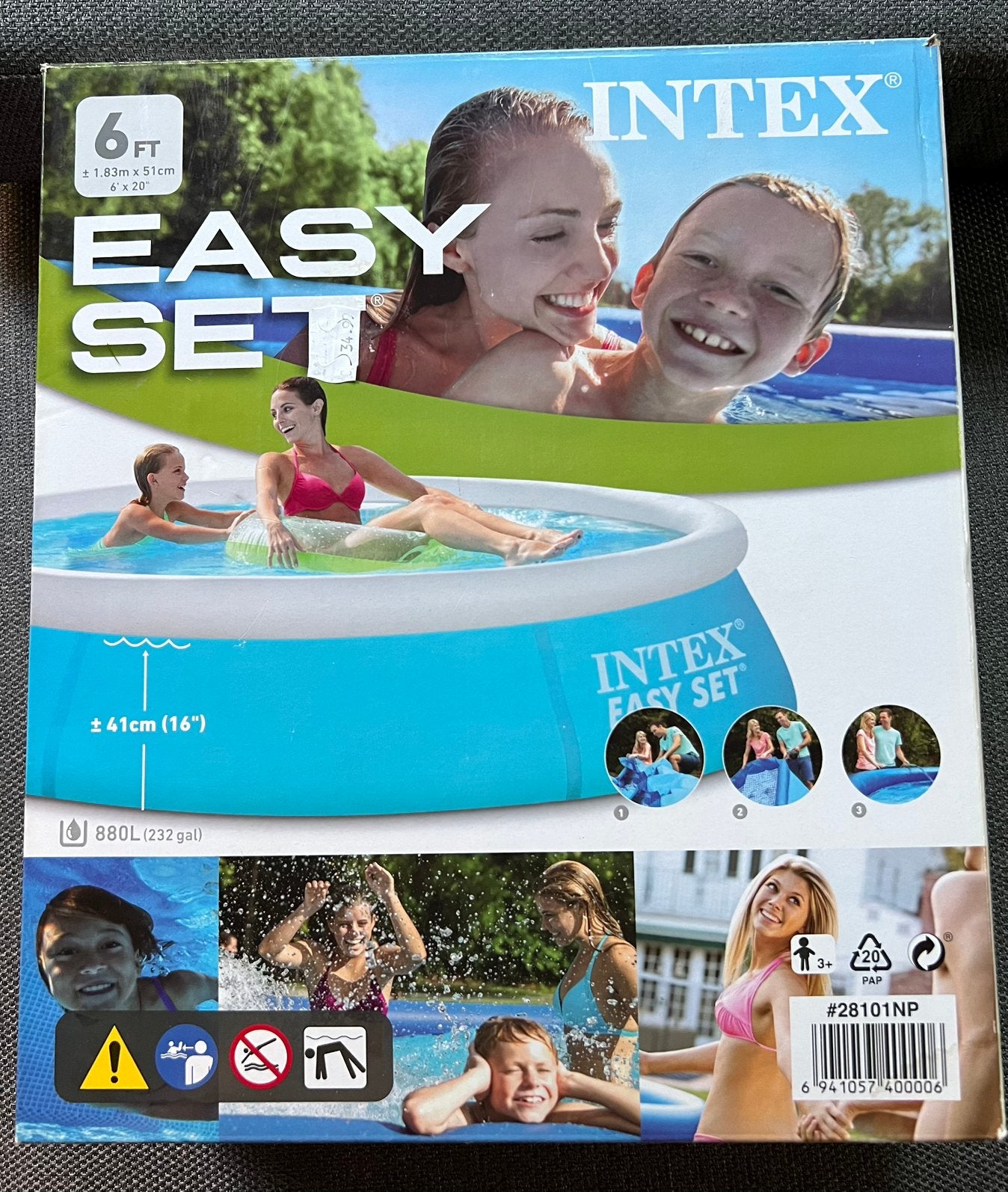 Intex zwembadje, Tuin en Terras, Zwembaden, Ophalen, Gebruikt, Rond, Overige typen