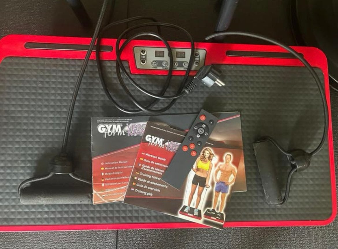 Trilplaat Gymform Vibromax Plus, Ophalen, Zo goed als nieuw