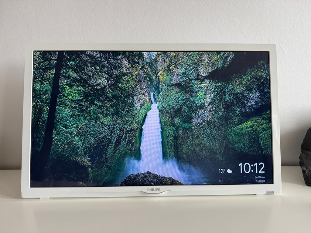 Philips witte led-tv 60cm hdmi arc/pixel+/dolby DTS zr gd st, Ophalen, Philips, LED, Zo goed als nieuw