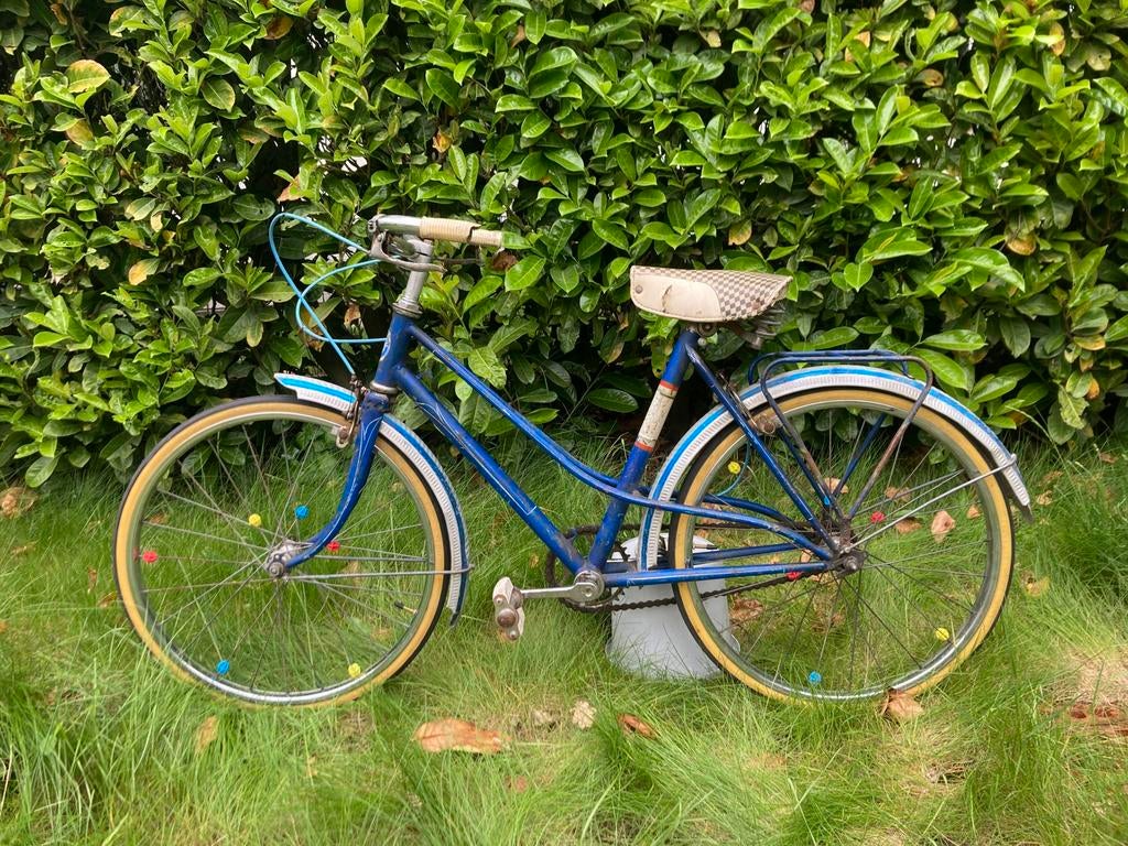 Retro kinderfiets 6j., Ophalen, Gebruikt, Velgrem, Handrem