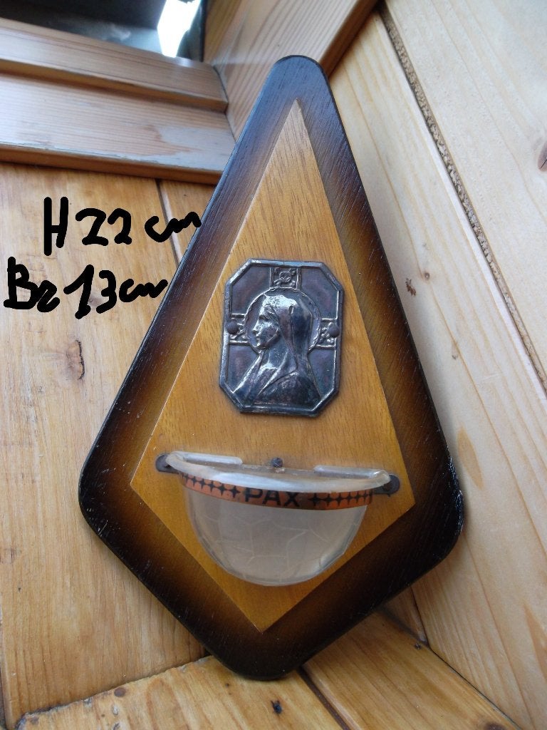 Glazen wijwatervatje, Ophalen of Verzenden