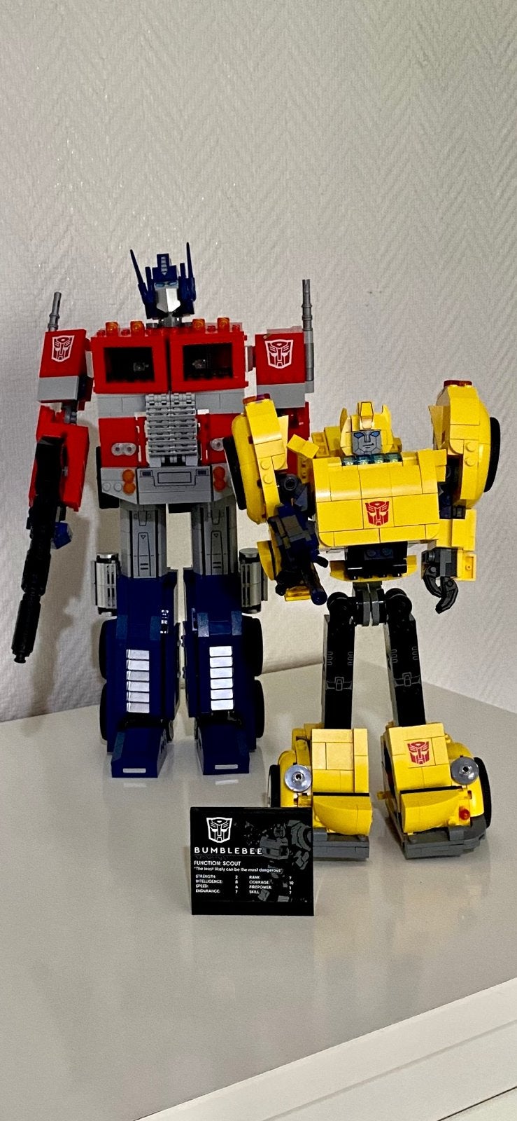 LEGO Transformers Optimus Prime & Bumblebee, Verzamelen, Ophalen, Zo goed als nieuw