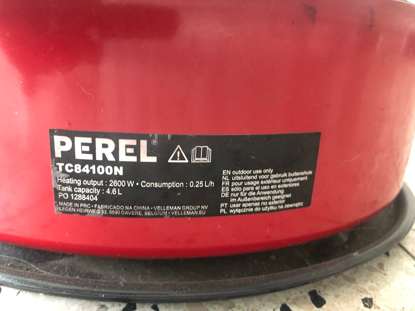 Poil au pétrole, Enlèvement, Comme neuf