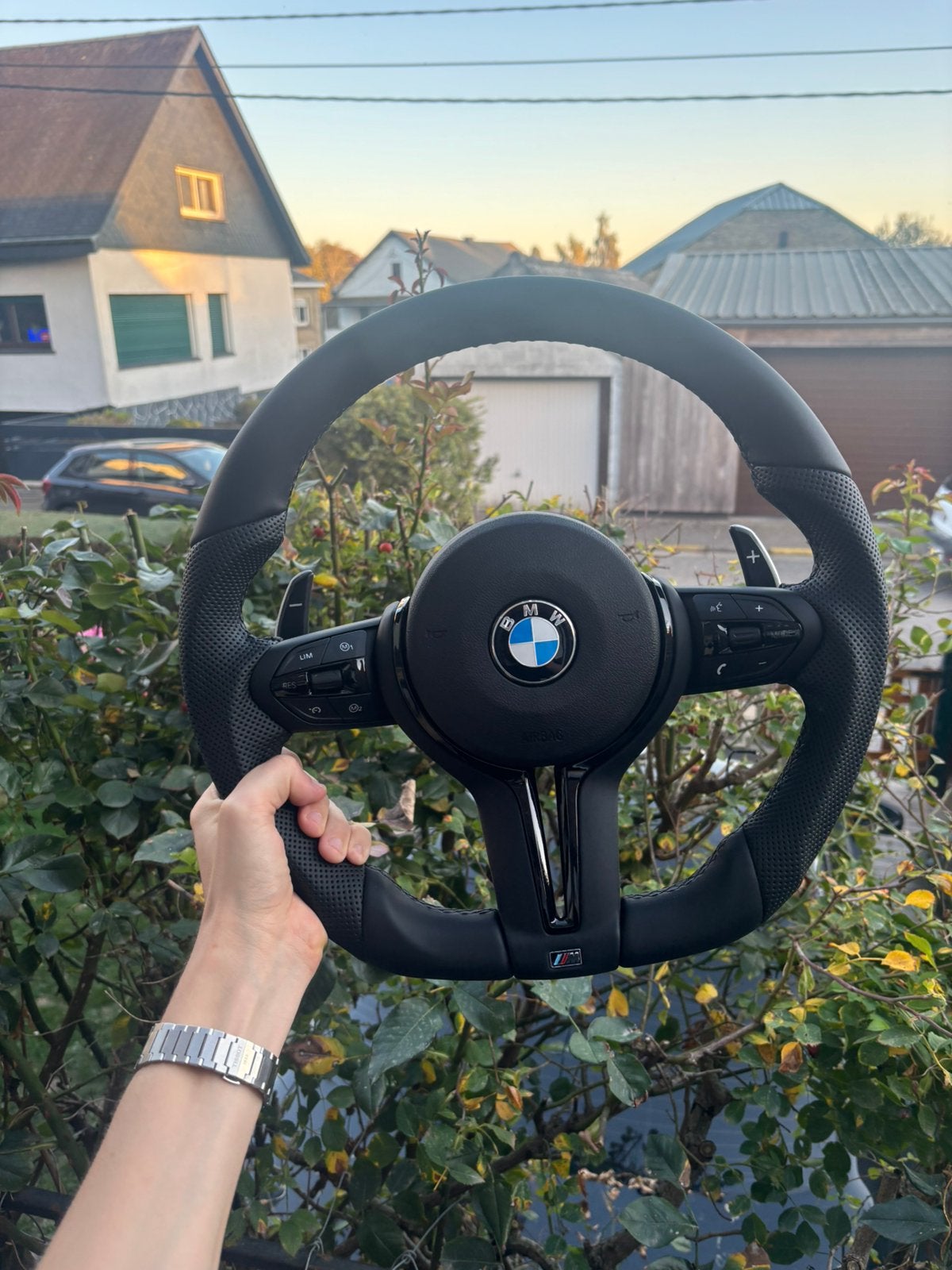 ️ Volant BMW Sport – Flat Bottom / Style M, Autos : Pièces & Accessoires, Enlèvement, BMW