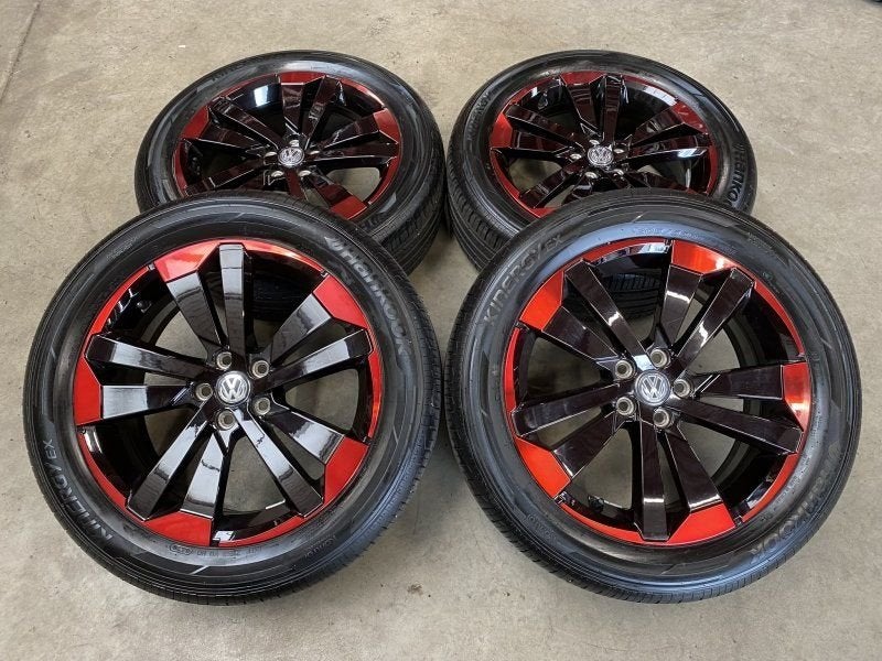 17 inch originele velgen + zomerbanden VWT-Cross Taigo (zwar, Autos : Pièces & Accessoires, Pneus et Jantes, Pneus été, -, 205 mm