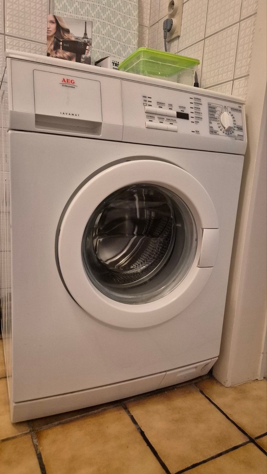 Wasmachine AEG, oerdegelijk, Electroménager, Lave-linge, Programme court, Enlèvement