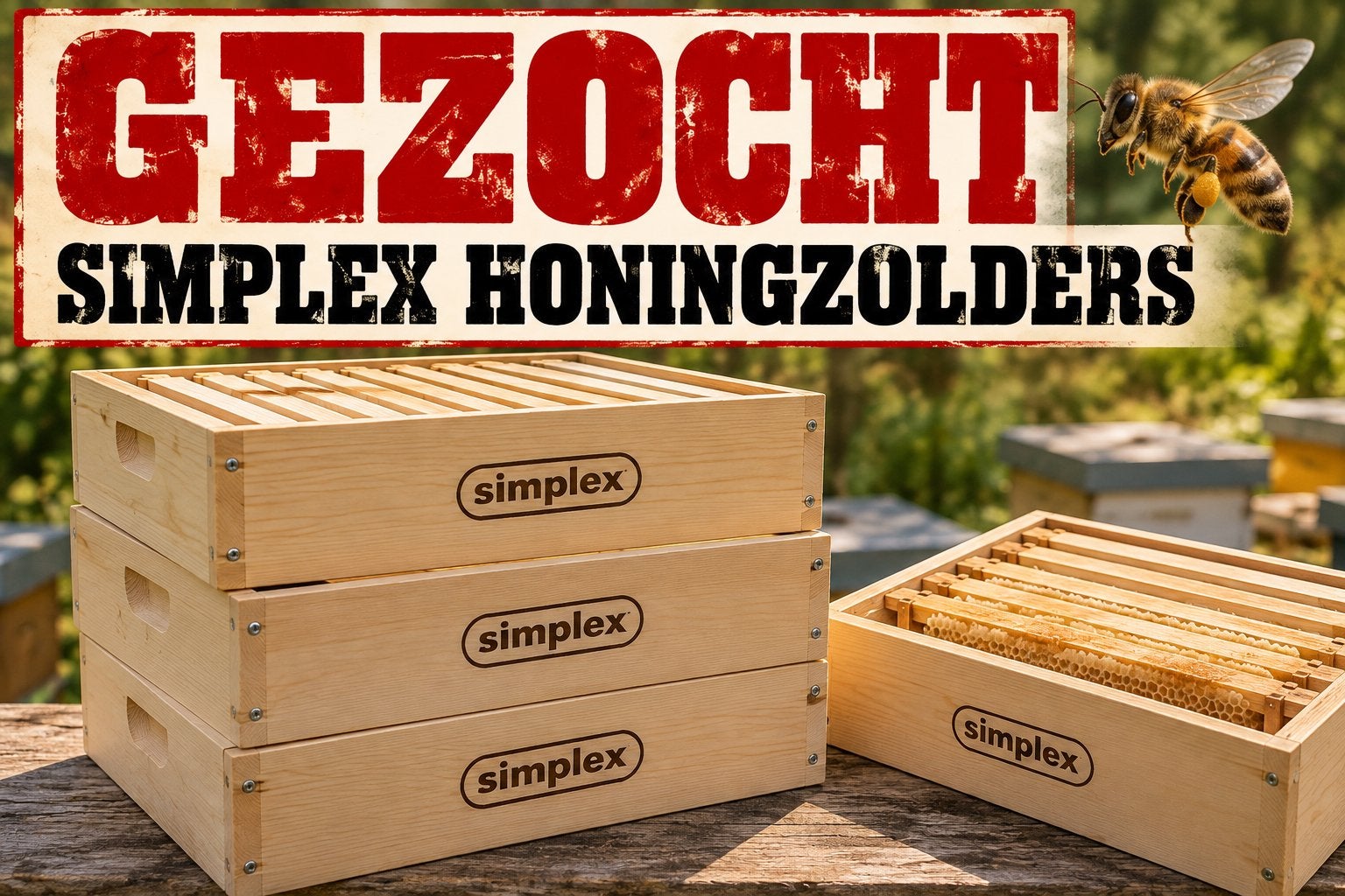 GEZOCHT Honingzolders/ halfhoogsels/ simplex BIJENKAST, Vélos & Vélomoteurs, Enlèvement, Comme neuf