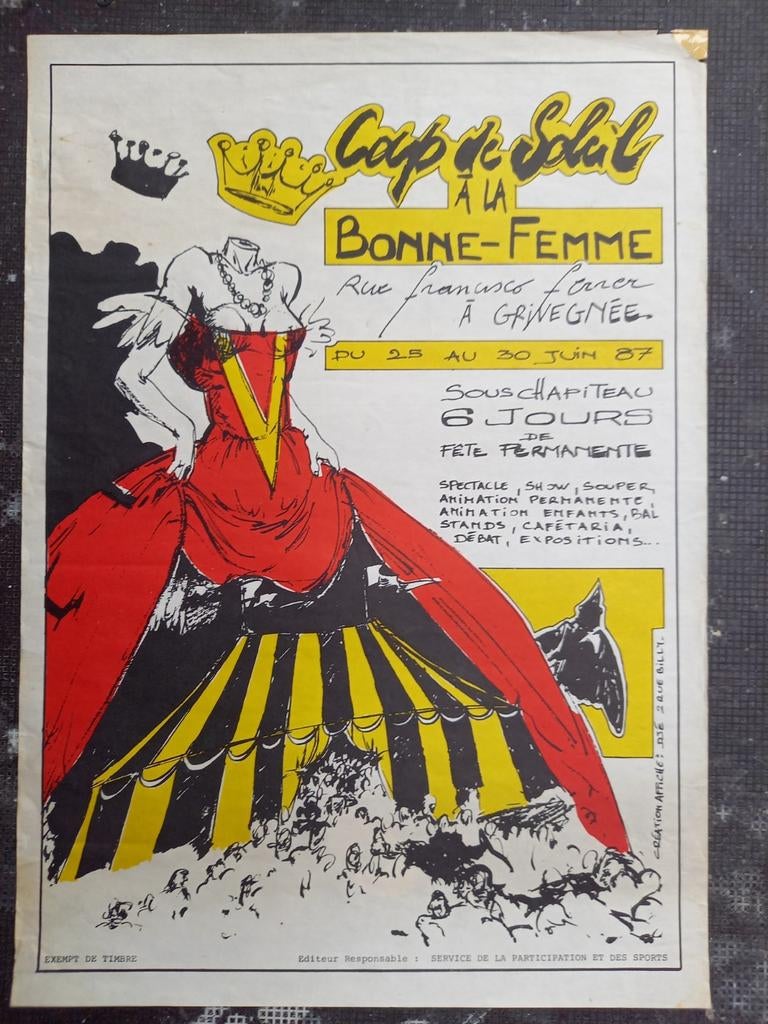 Grivegnée quartier bonne femme affiche, Enlèvement ou Envoi