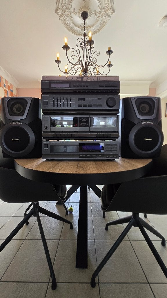Vintage stereoketen met platenspeler, TV, Hi-fi & Vidéo, Chaîne Hi-fi, Enlèvement, Utilisé, Haut-parleurs, Autres marques