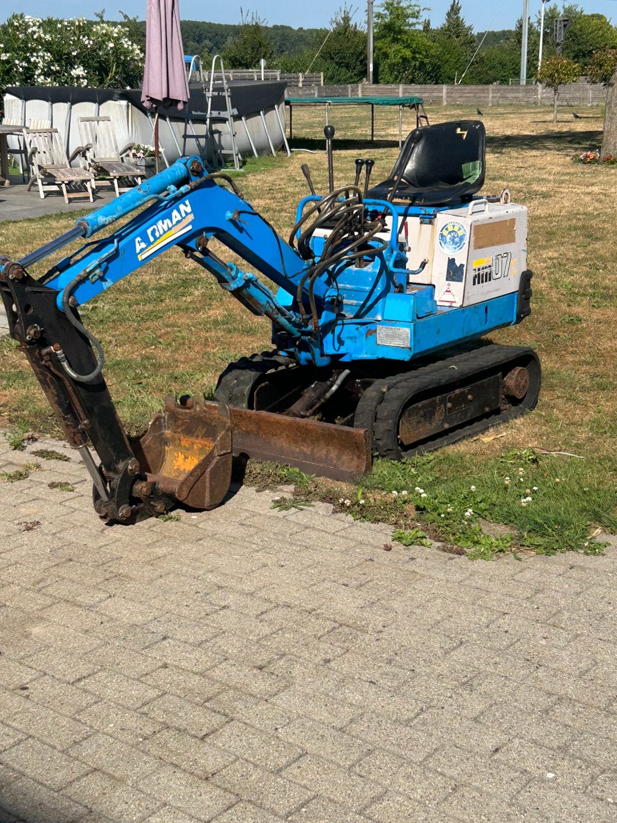 Minigraver, Zakelijke goederen, Machines en Bouw | Kranen en Graafmachines, Ophalen, Graafmachine