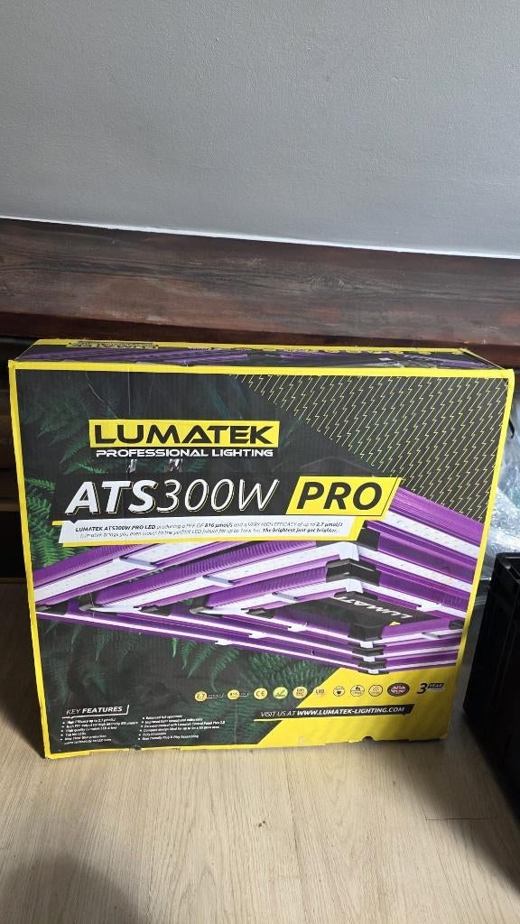 Lumatek 300W Pro + Box 90x90 (NEUFS) + Kit COMPLET, Enlèvement, Neuf