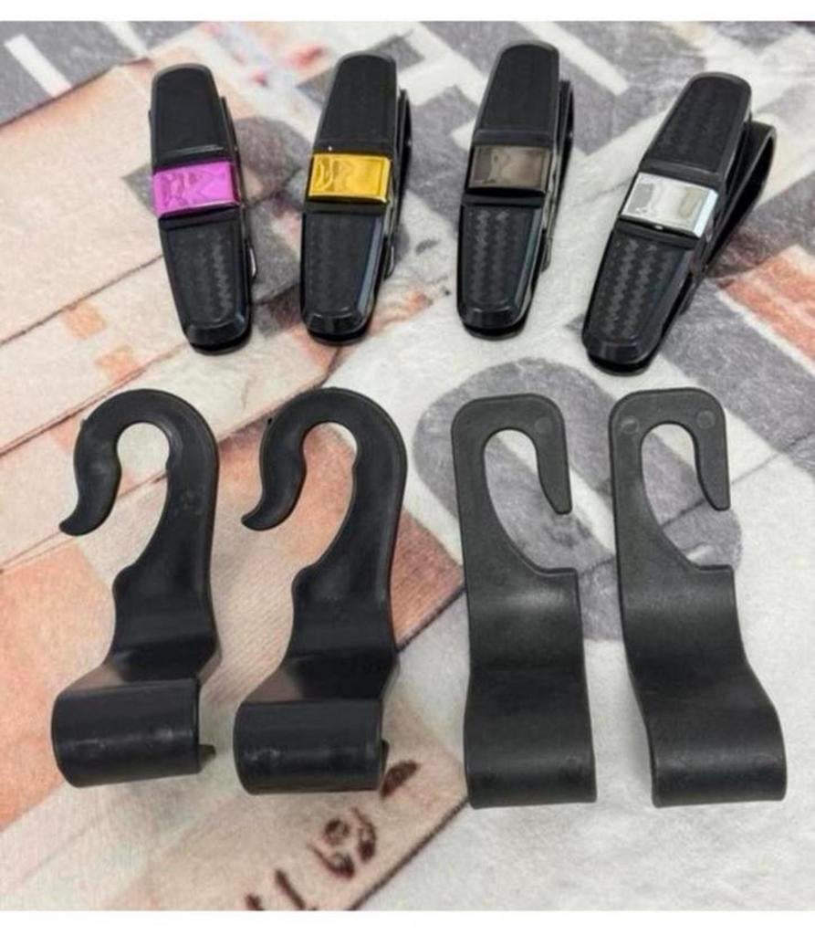 8 X auto organizer clips tassenhouder zonnebril houder pasje, Ophalen of Verzenden, Nieuw