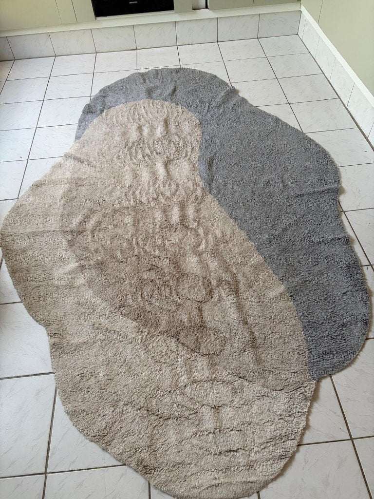 Vloerkleed/Mat Tricolor Sklum 2m x1,5m, 150 à 200 cm, Beige, 100 à 150 cm, Enlèvement