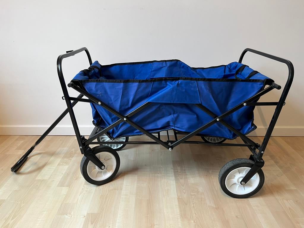 Blauwe opvouwbare kar, Doe-het-zelf en Bouw, Transportwagens, Ophalen