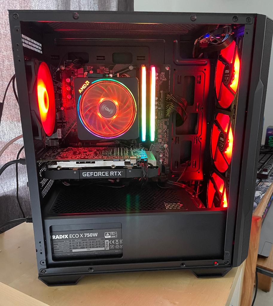 Pc Ryzen 5500 - RTX 2060Super -16Gb Ddr4, Informatique & Logiciels, Cartes vidéo, Enlèvement