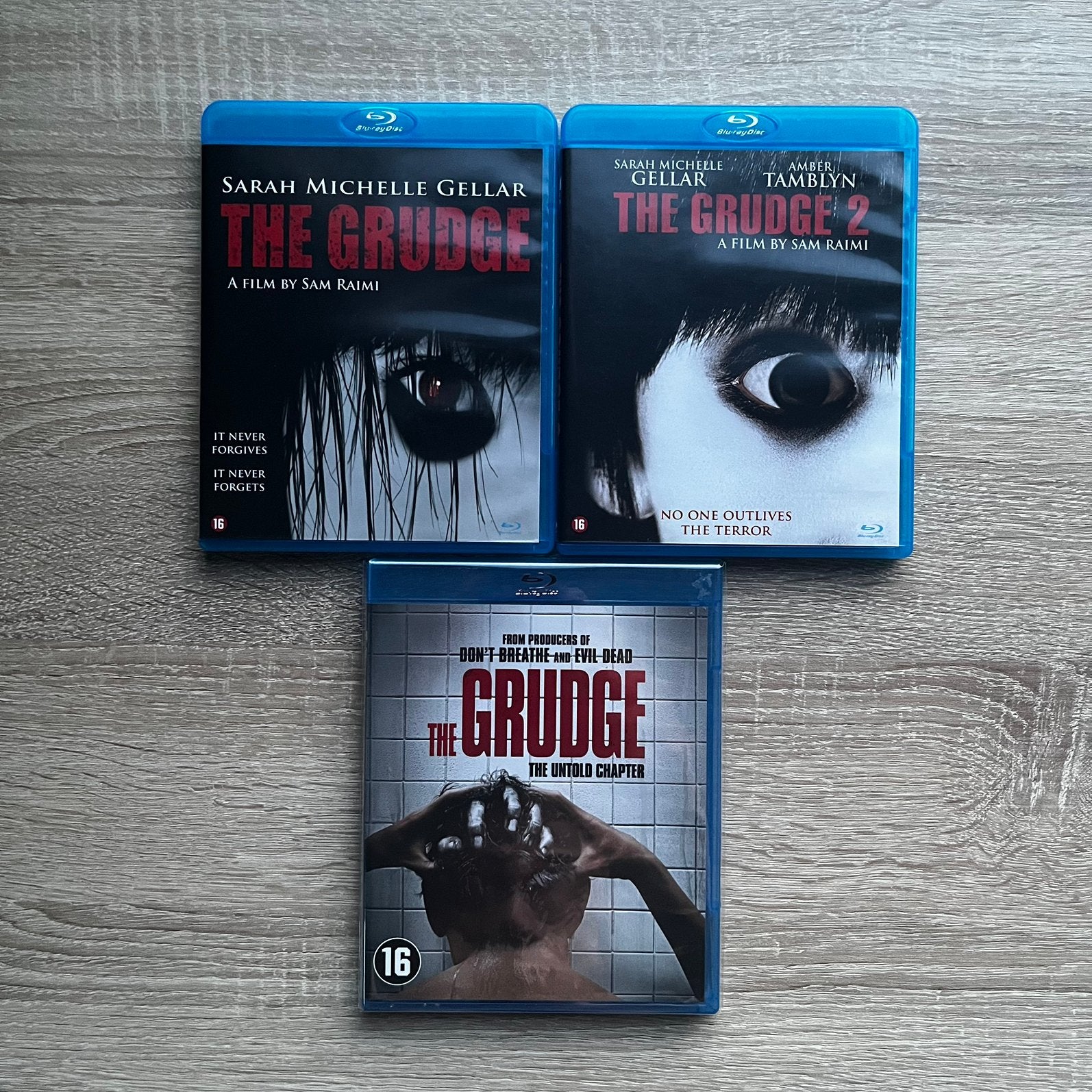 La trilogie Grudge, disque Blu-ray, OP Rare, CD & DVD, Blu-ray, Enlèvement ou Envoi, Comme neuf, Horreur