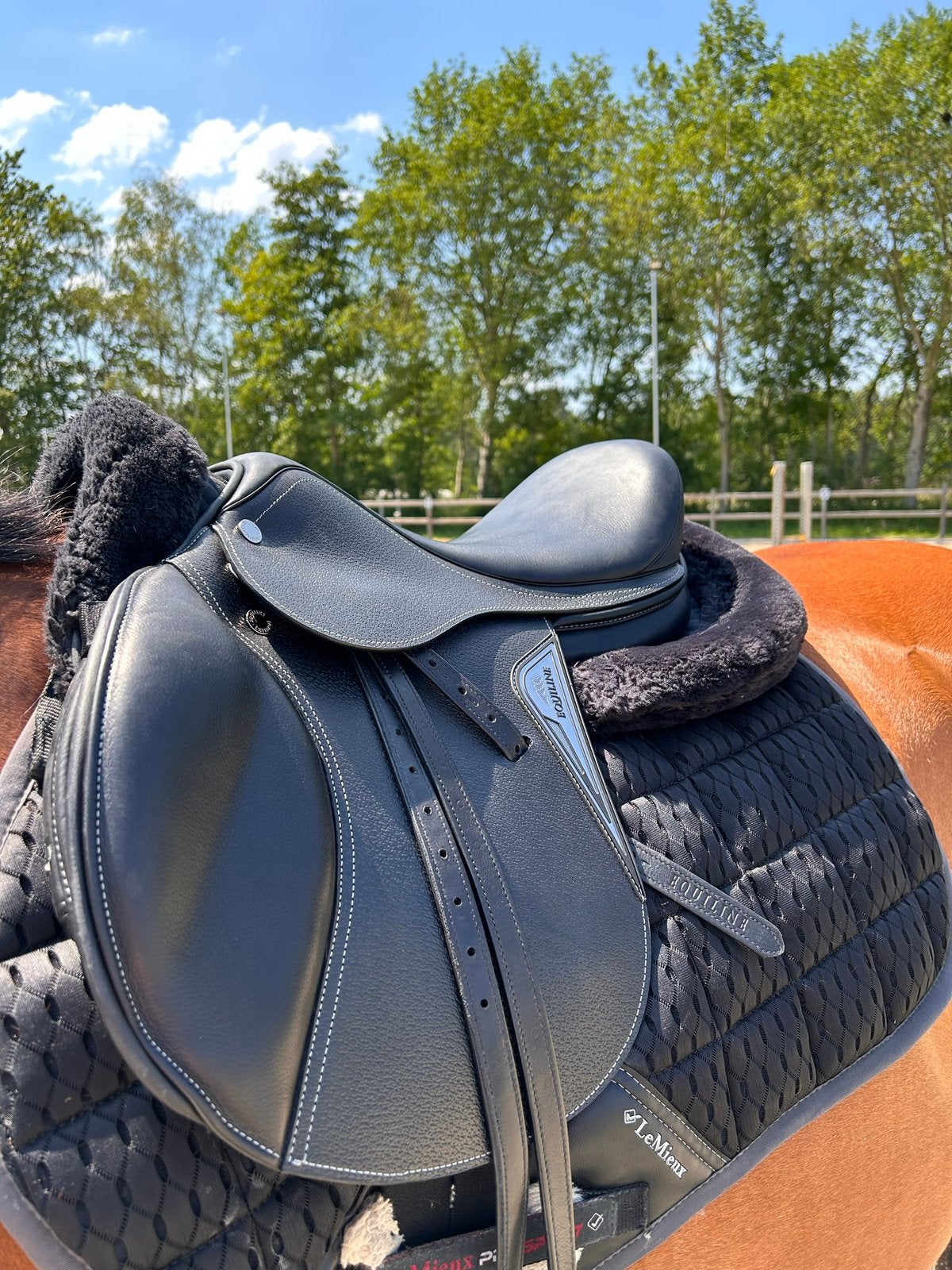 Springzadel Equiline, Dieren en Toebehoren, Paarden en Pony's | Zadels, Ophalen