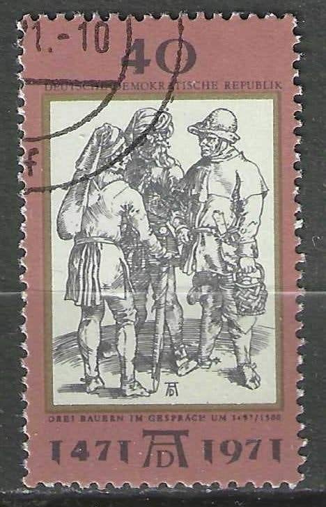 Duitsland DDR 1971 - Yvert 1363 - Albrecht Durer (ST), Verzenden, DDR, Gestempeld