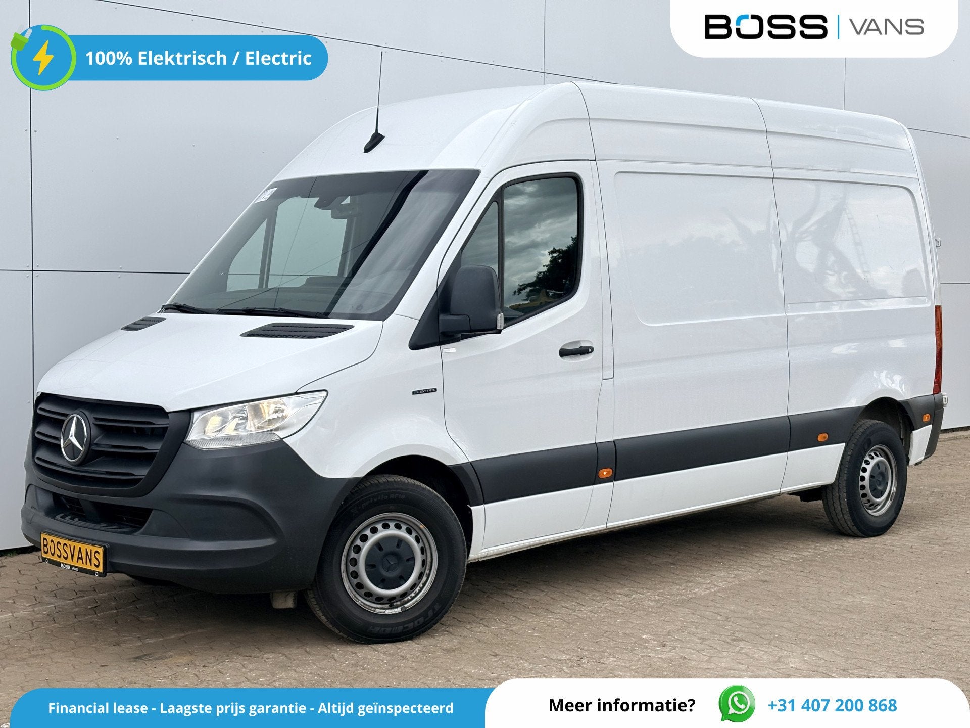 Mercedes-Benz eSprinter eSprinter 312 55kWh L2H2 Elektrisch, Achat, 510 min, Entreprise, Noir