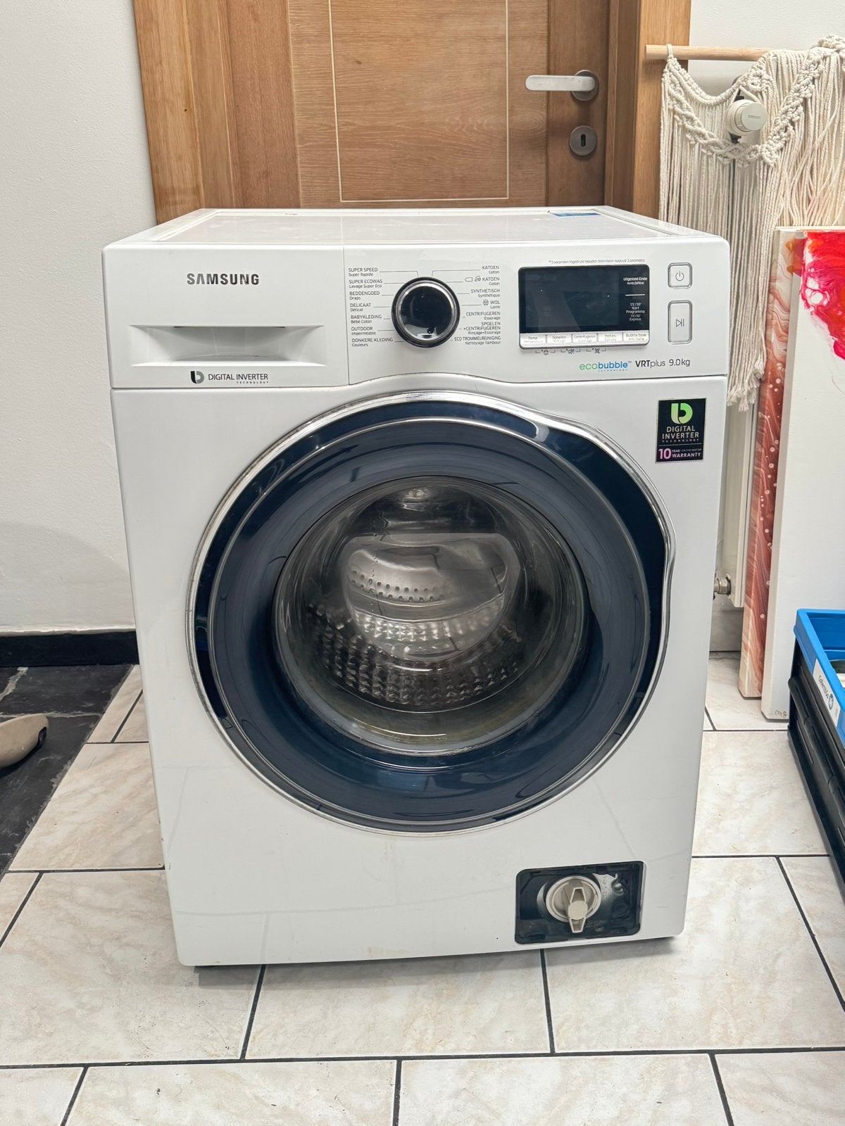 Machine à laver Samsung 9Kg, Electroménager, Lave-linge, Enlèvement, Comme neuf