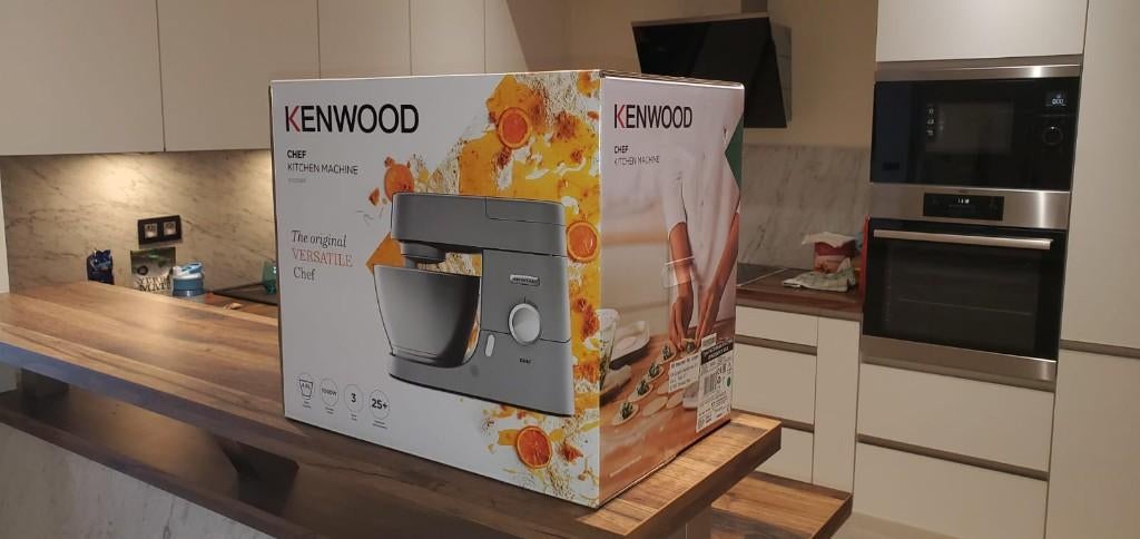 NIEUW ENWOOD KVC3100S keukenmachine Inox, 4 liter of meer, Ophalen of Verzenden, Nieuw, 3 snelheden of meer