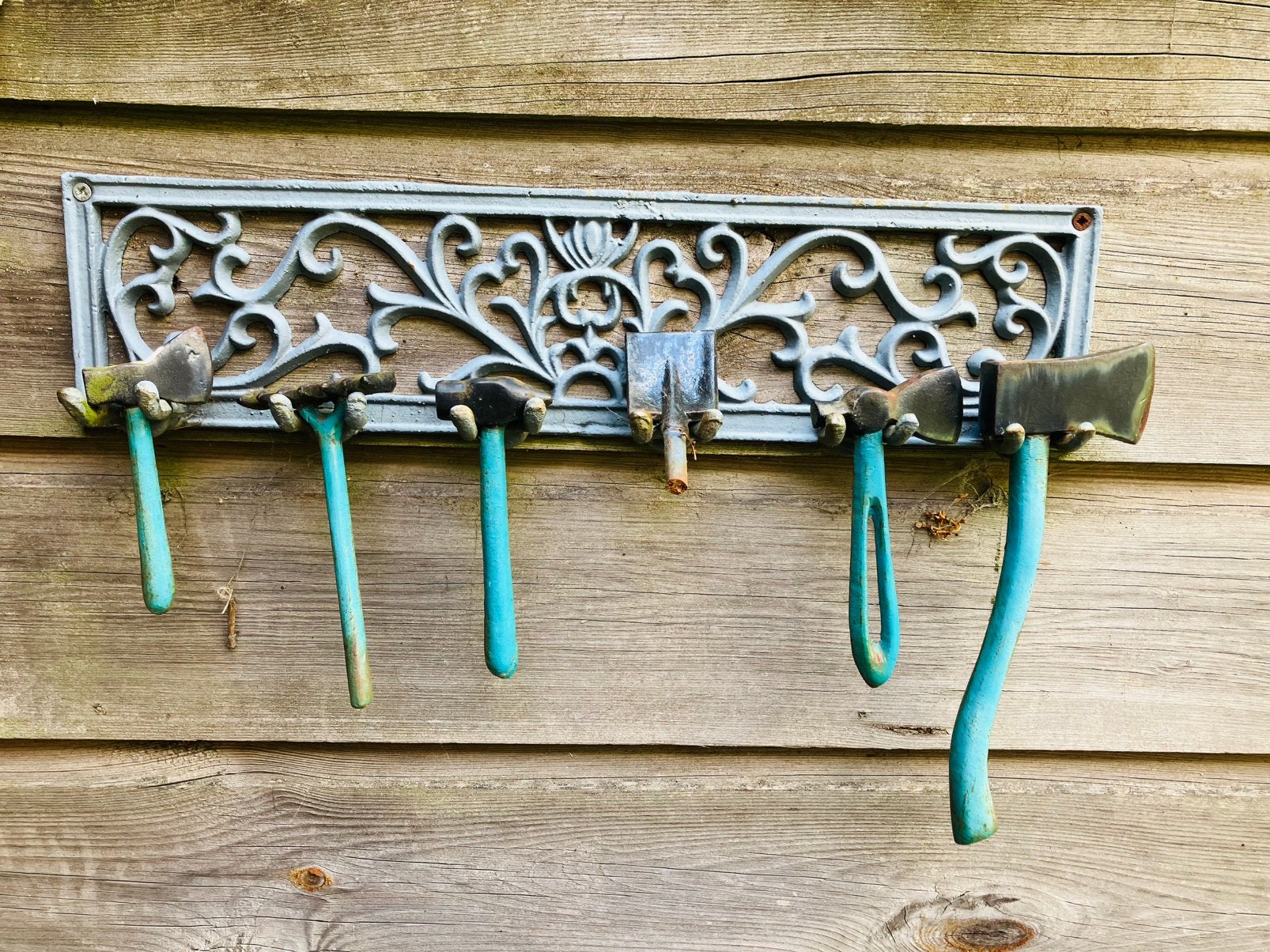 Miniatuur gereedschap gietijzer, Tuin en Terras, Ophalen, Gebruikt