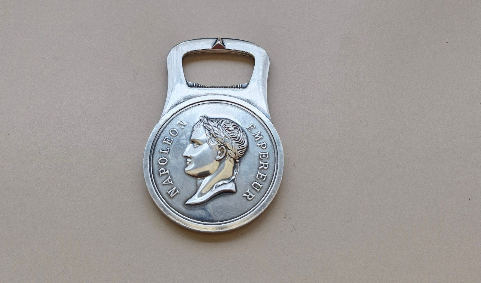 Vintage Christofle Verzilverde Flesopener  Napoleon, Enlèvement ou Envoi