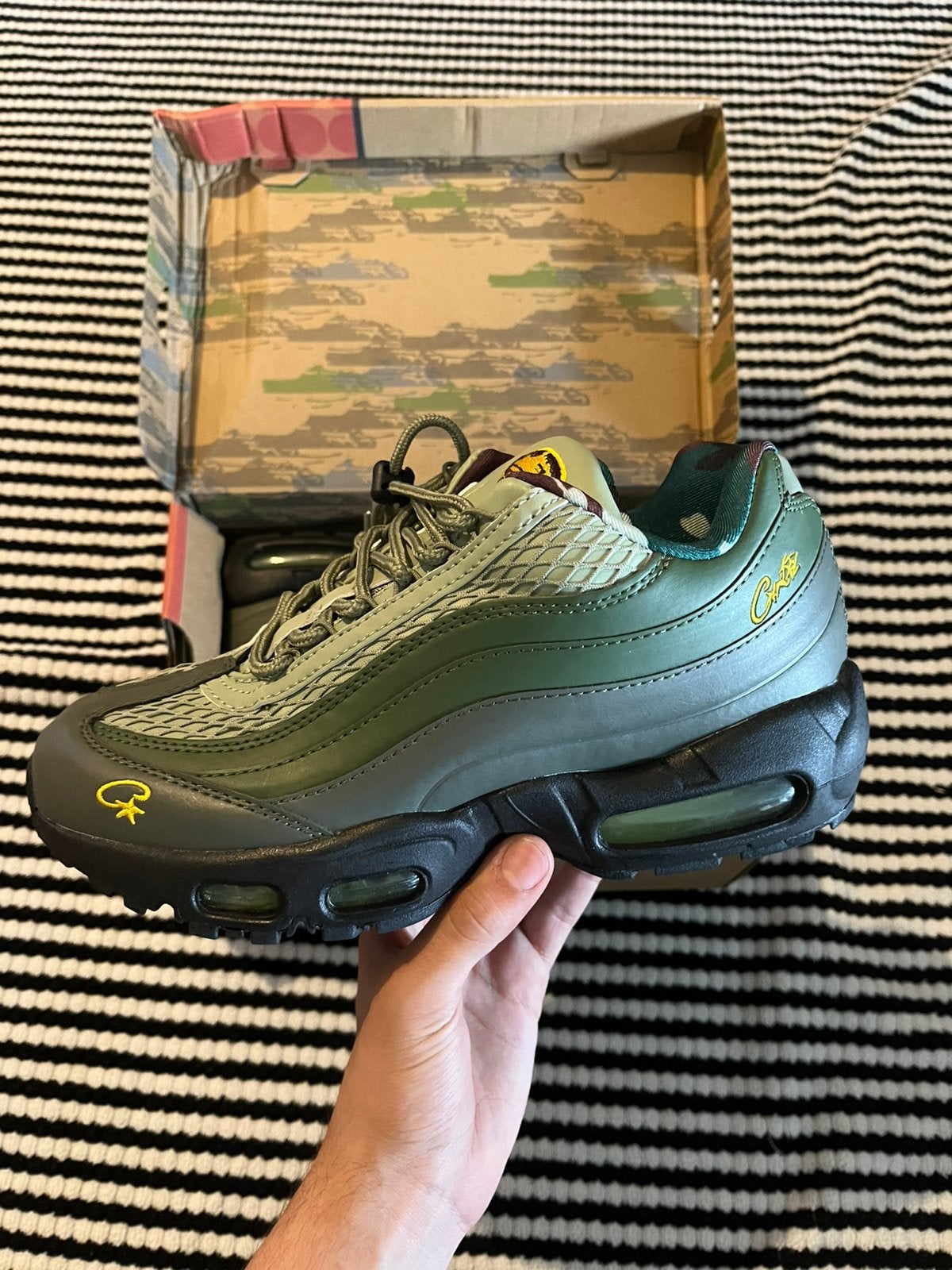 Nike x corteiz airmax95, Kleding | Heren, Schoenen, Ophalen of Verzenden, Zo goed als nieuw
