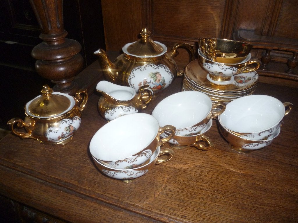 PORCELEINEN SERVIES, Antiek en Kunst, Ophalen