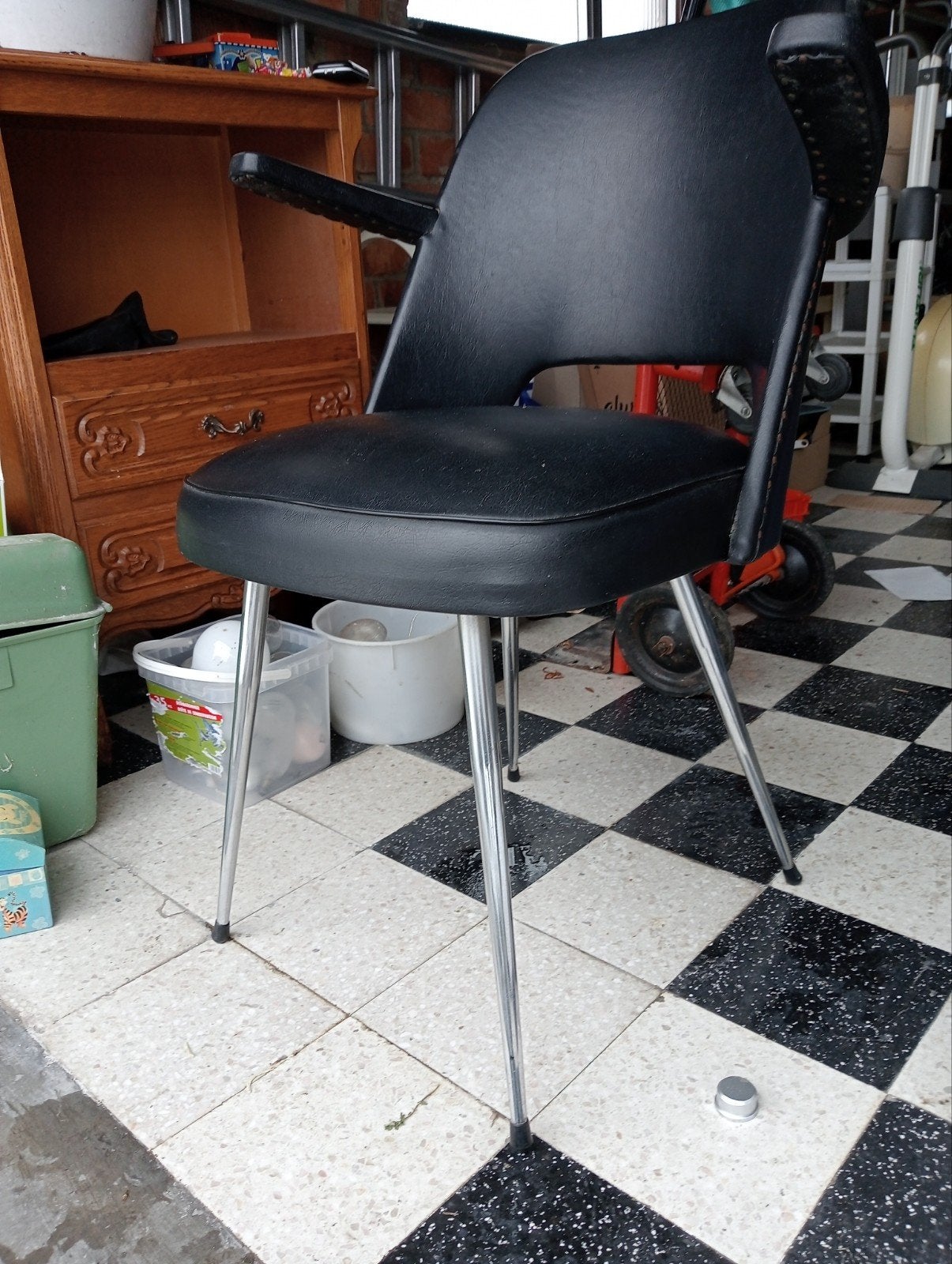 fauteuil de coiffeur vintage, Enlèvement