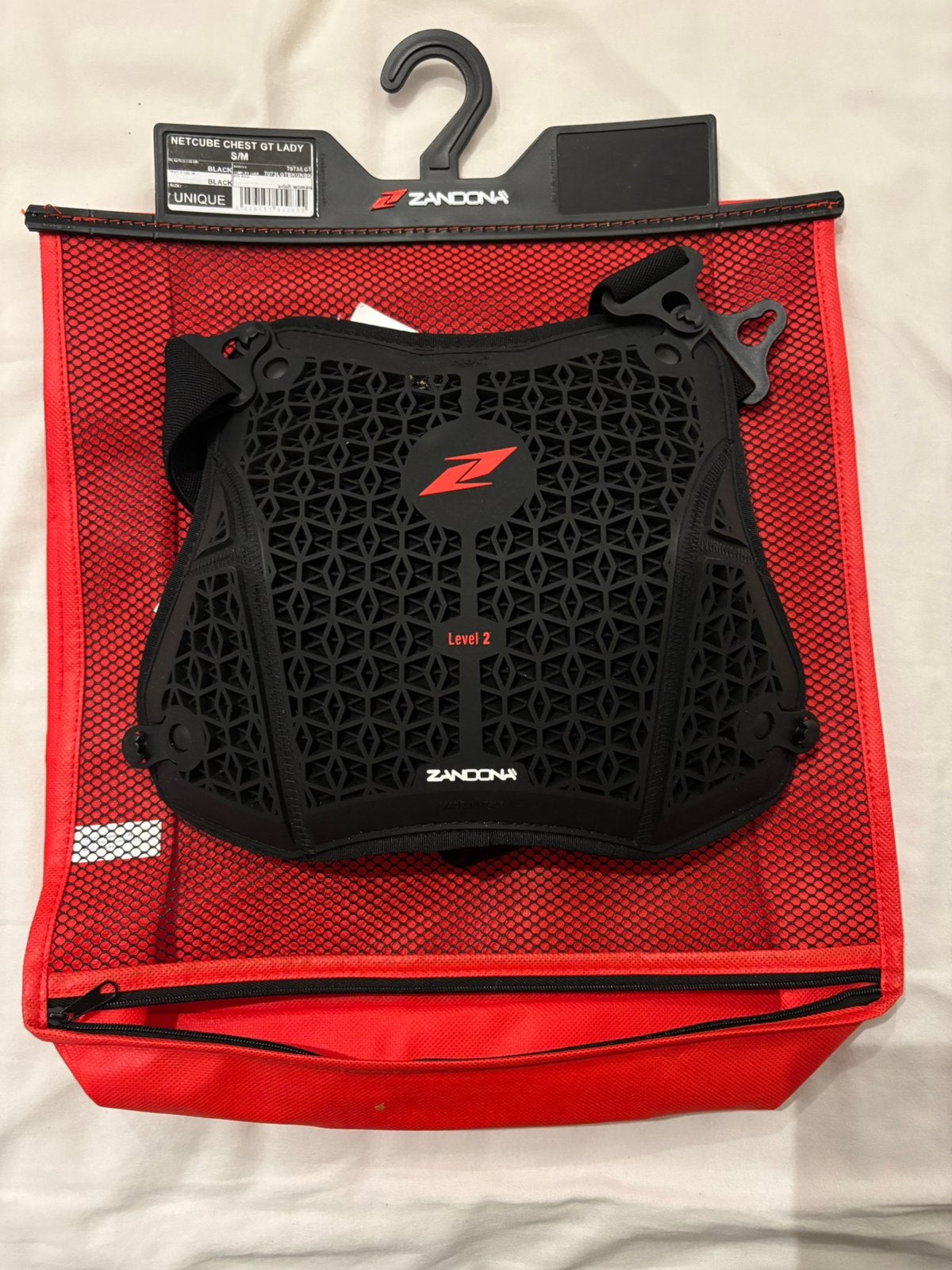 Zandona netcube chest gt dames borstbeschermer, Motoren, Kleding | Motorkleding, Ophalen, Dames