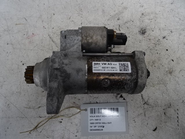 STARTMOTOR Volkswagen Golf VII (AUA) (02Z911024L), Gebruikt, Volkswagen, Volkswagen AG, Kundenbetreuung@volkswagen.de