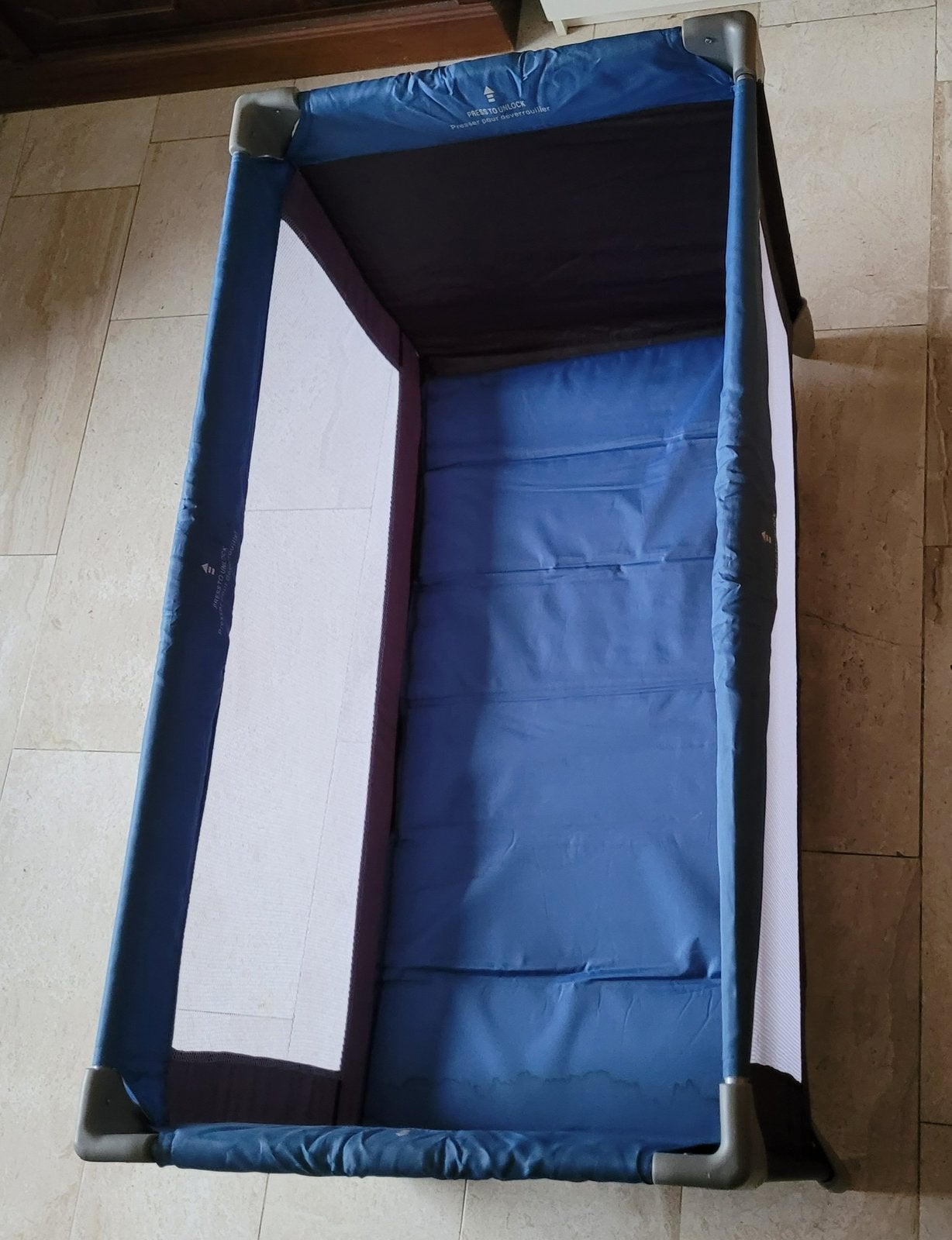 Superbe lit bébé de voyage Hauck pliable pratique 60cm/120cm, Enlèvement, Comme neuf