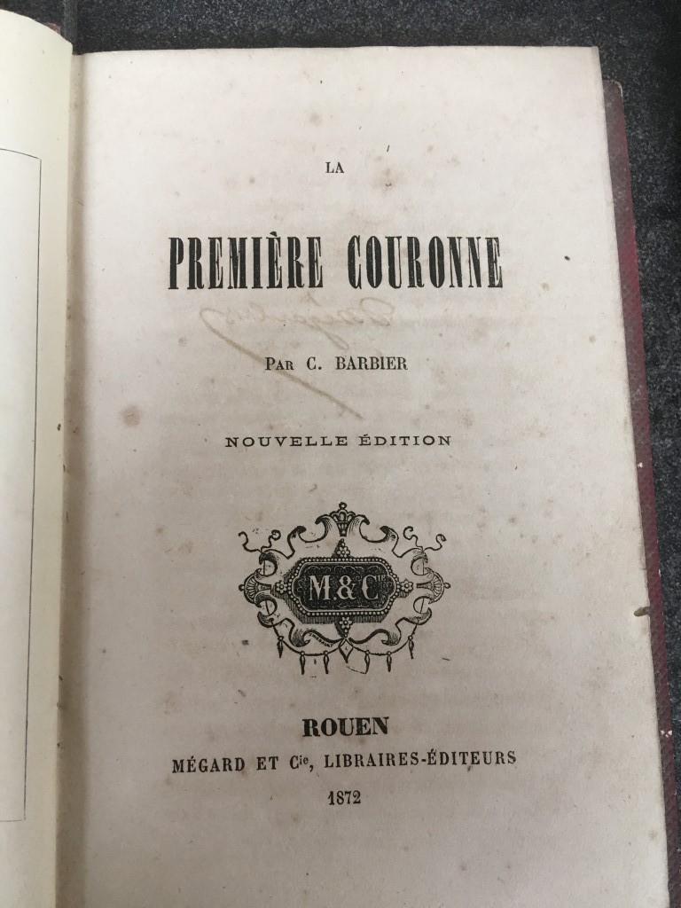 La première couronne - C. Barbier - 1872, Enlèvement ou Envoi