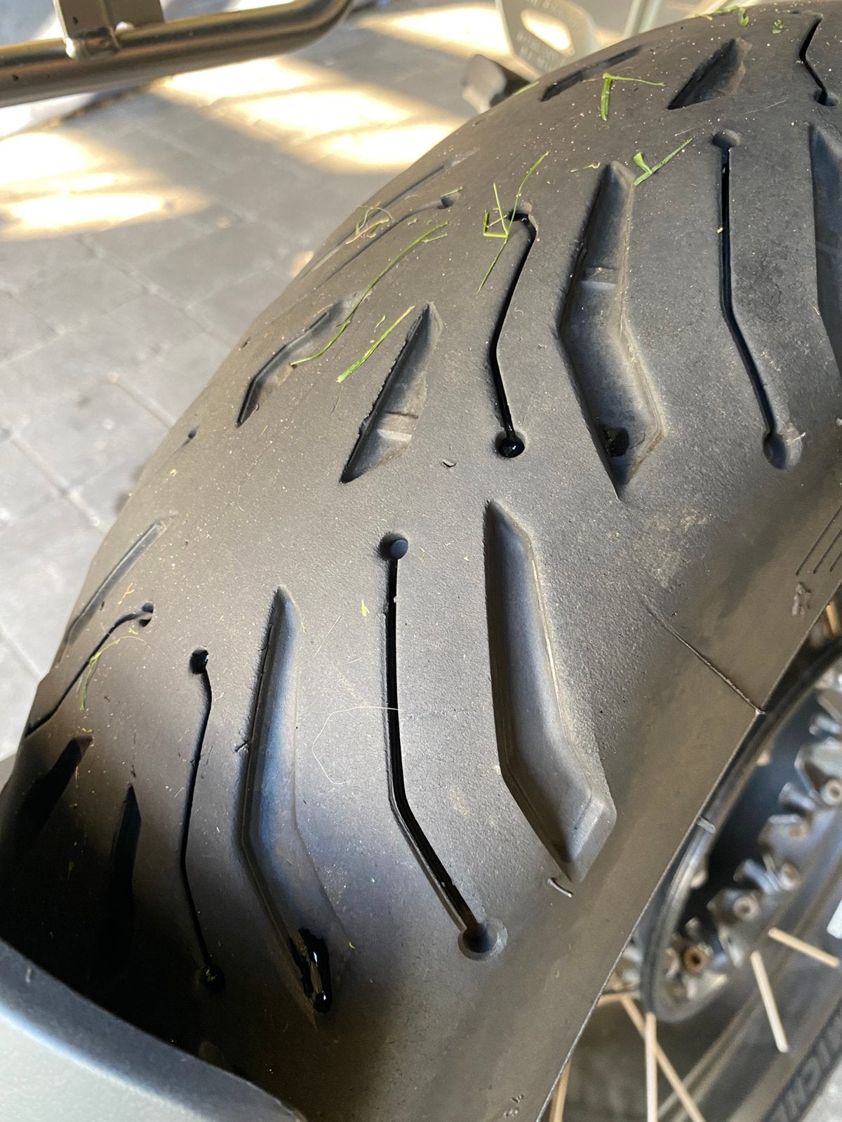 Set Michelin Banden 120/70ZR19 60W & 170/60ZR17 72W, Motos, Enlèvement, Utilisé