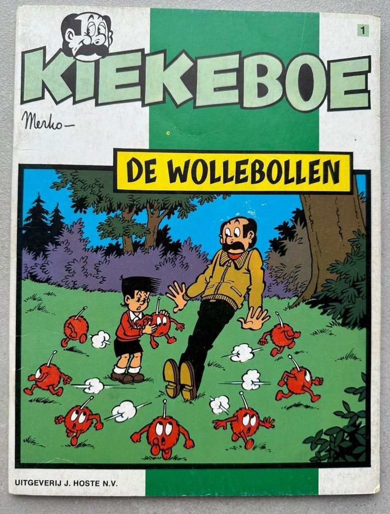 Kiekeboe, De Wollebollen - Eerste druk 1978, Eén stripboek, Merho, Ophalen of Verzenden, Zo goed als nieuw